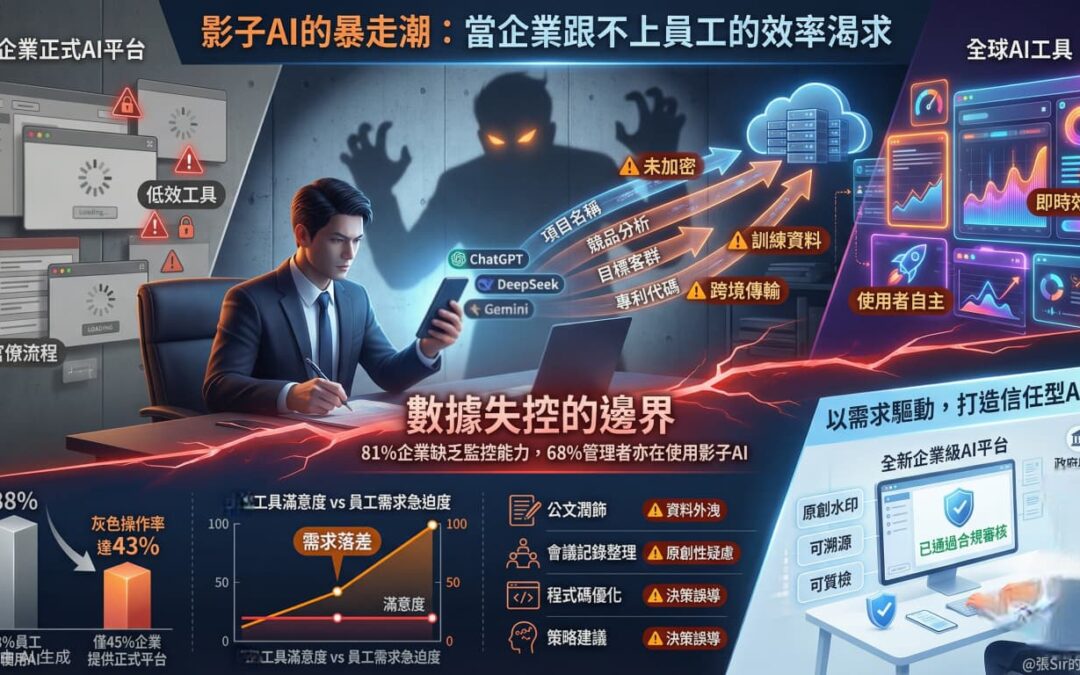 [創新篇] 影子AI的暴走潮：你知道員工都在偷偷用AI嗎？