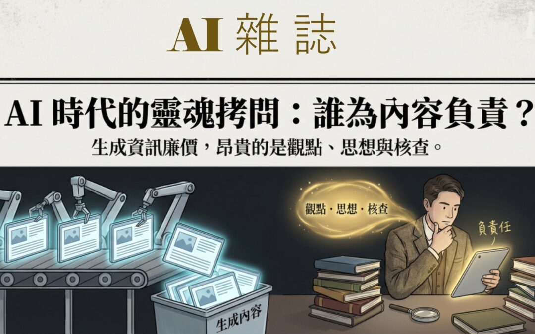 【學AI】請槍 AI 寫文零成本！「像我」誰負責？