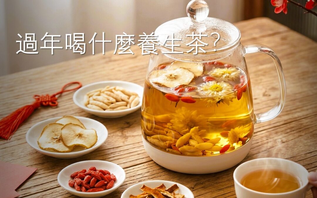 [養生茶] 臨近過年，喝什麼茶避免上火食滯？如何潤口、順氣、消滯？