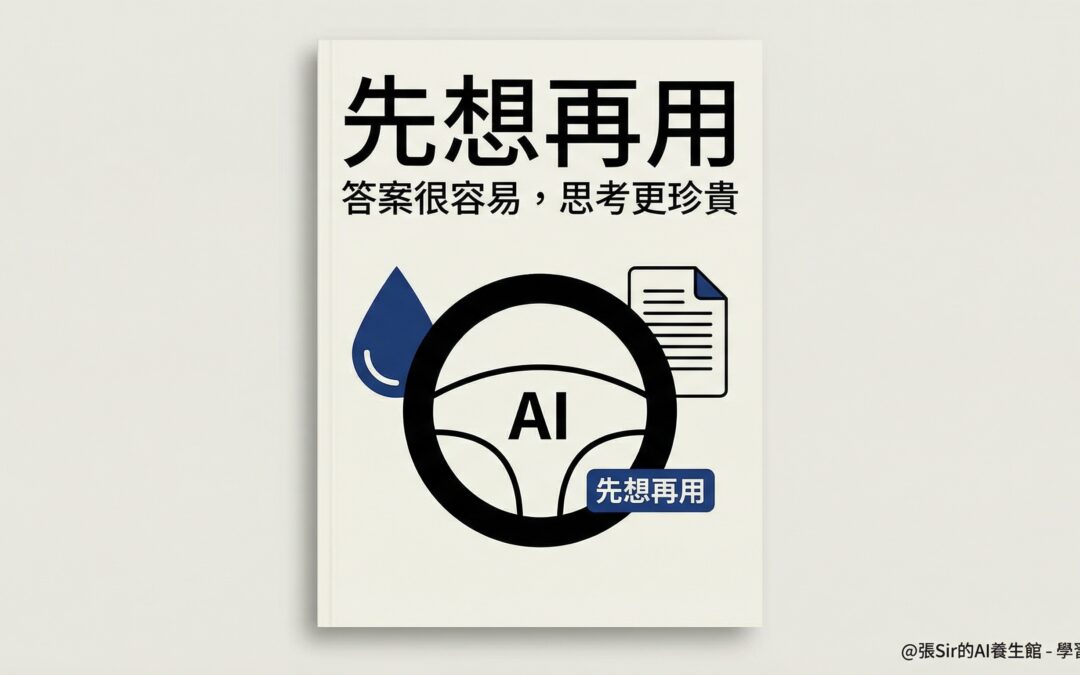 [學AI] 讓思考看得見：中小學生如何善用 AI 做功課？