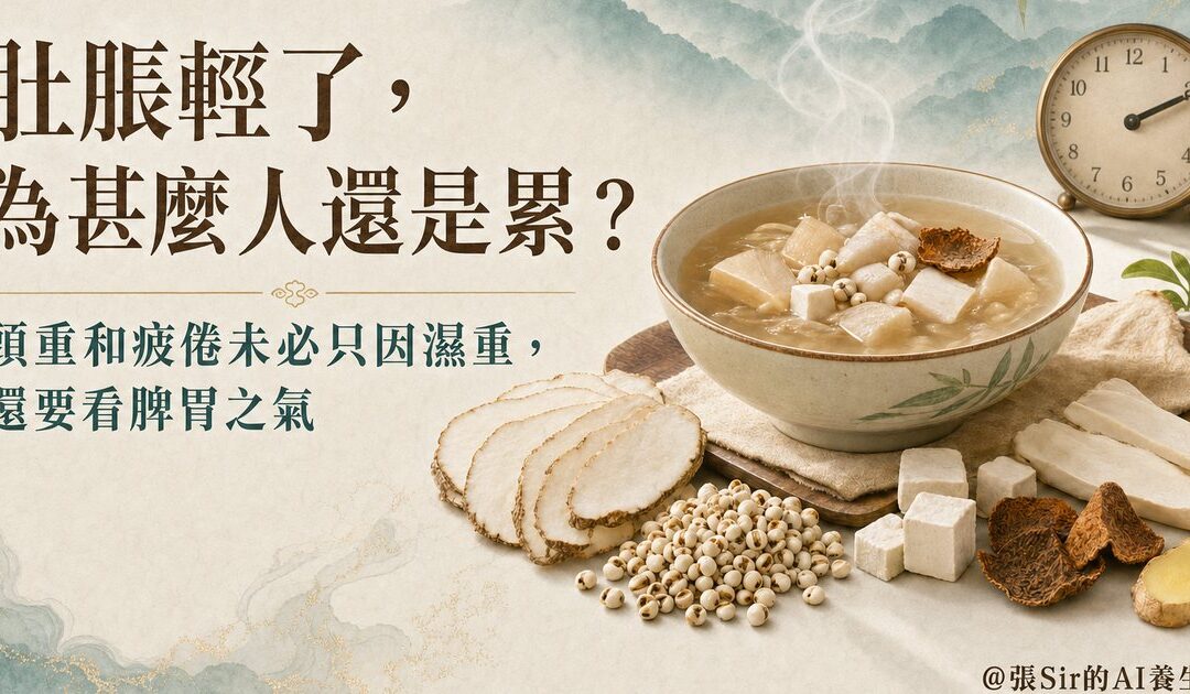 肚脹輕了，為甚麼人還是累？