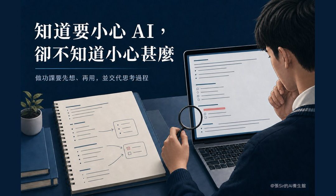知道要小心 AI，卻不知道小心甚麼