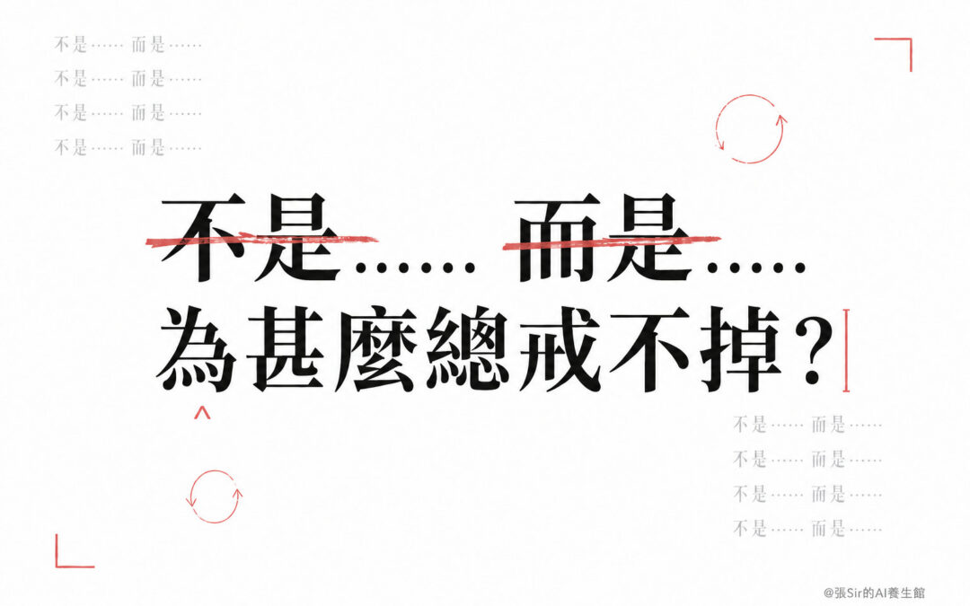 「不是……而是……」為甚麼總戒不掉？