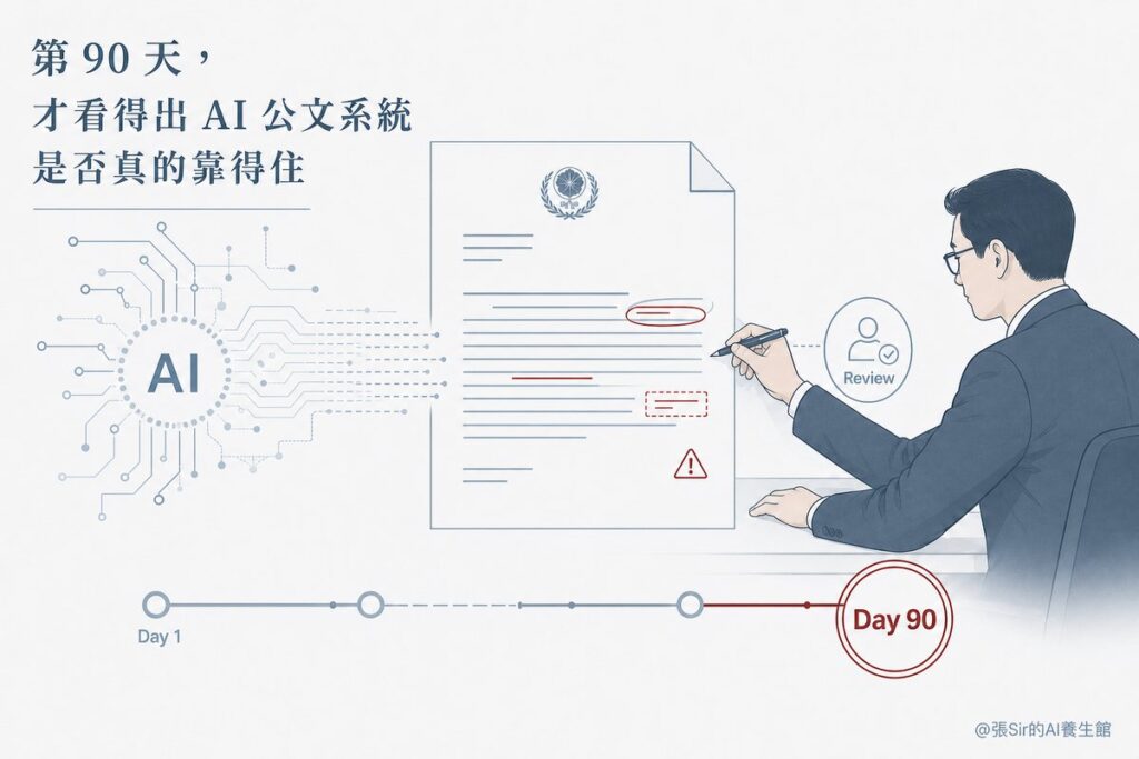 政府公文 AI 的第 90 天