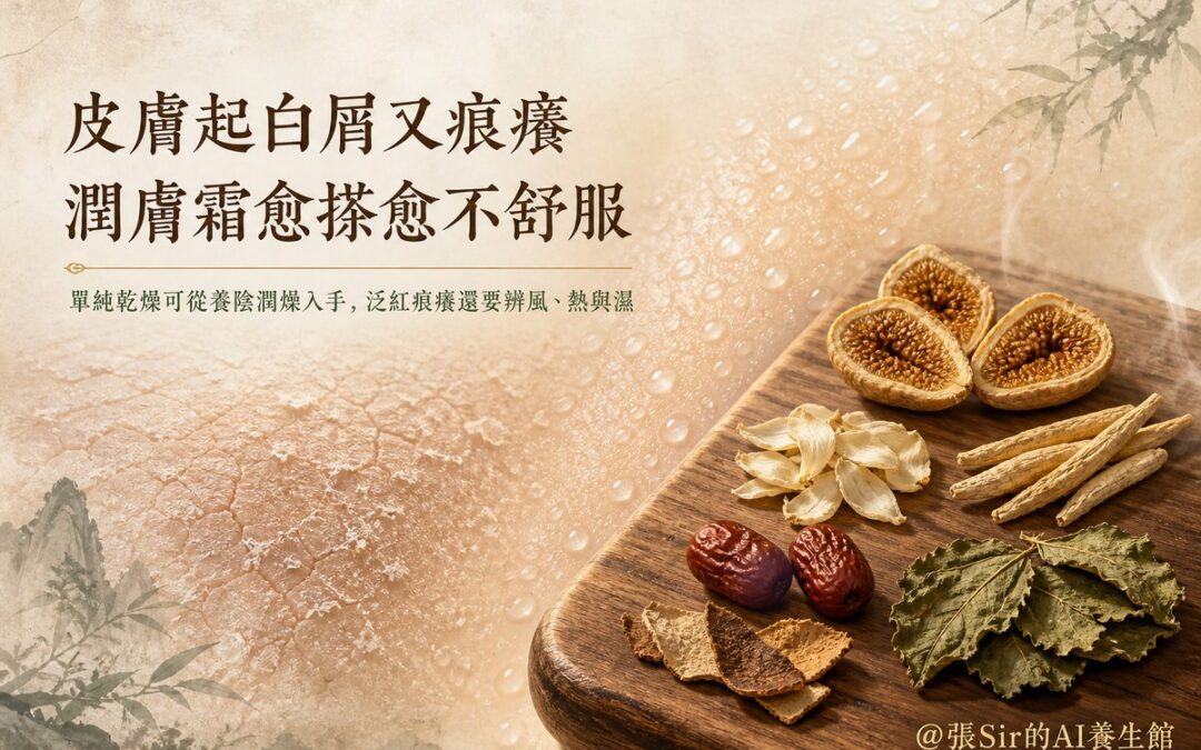 皮膚起白屑又痕癢，潤膚霜愈搽愈不舒服