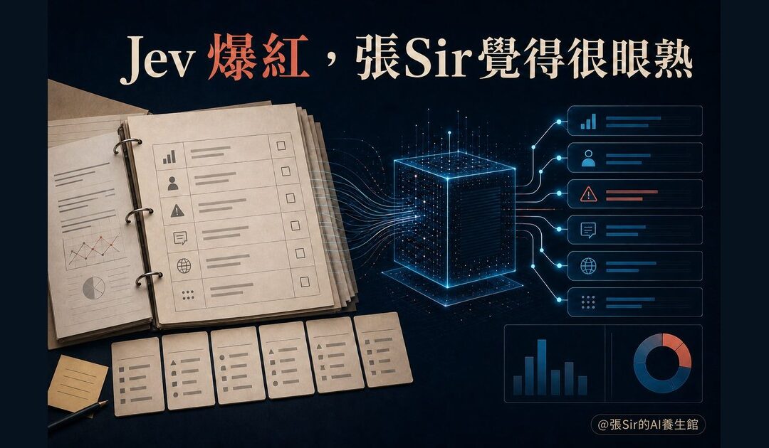 Jev 爆紅，張Sir覺得很眼熟