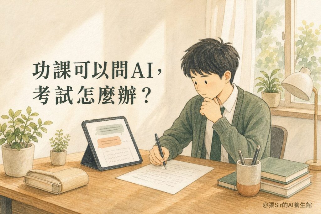 功課可以問AI，考試怎麼辦？