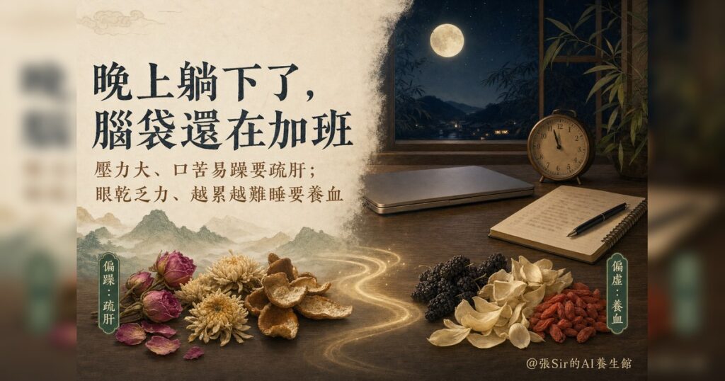 晚上躺下了,腦袋還在加班