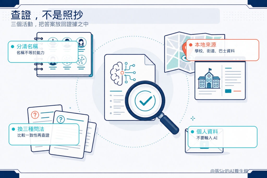 三個課堂查證活動