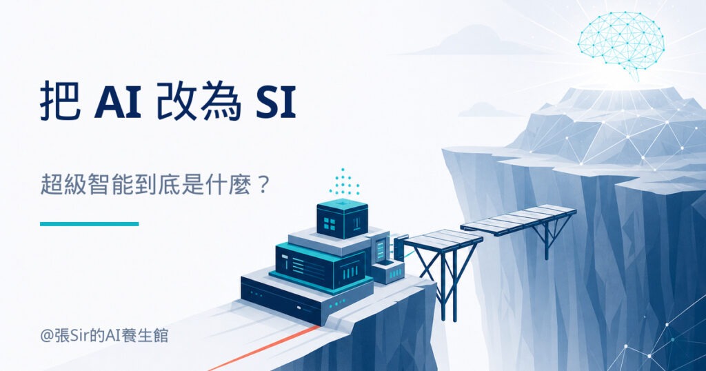 把 AI 改為 SI：超級智能到底是什麼？