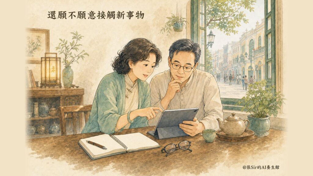還願不願意接觸新事物