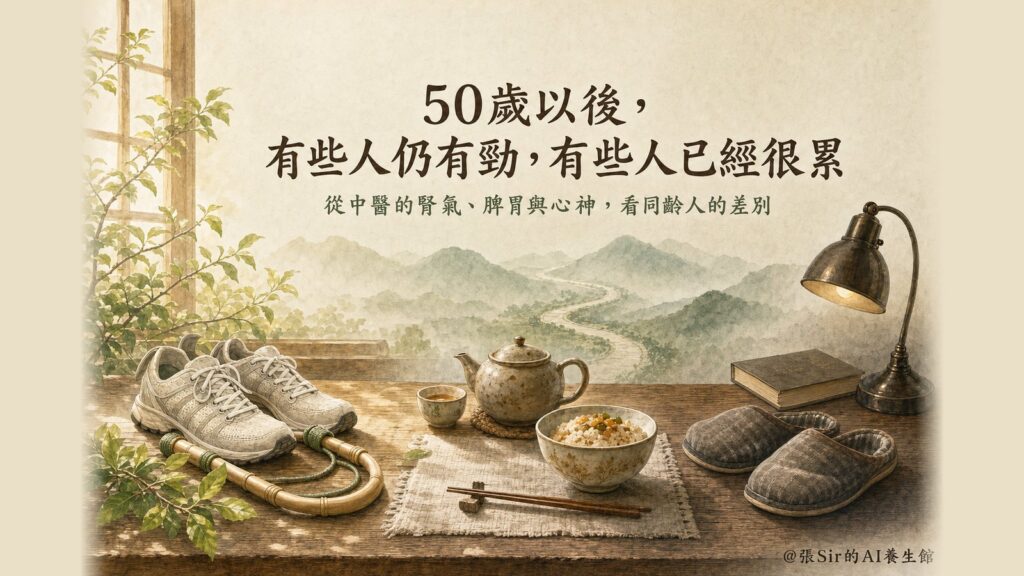 50歲以後,有些人仍有勁,有些人已經很累